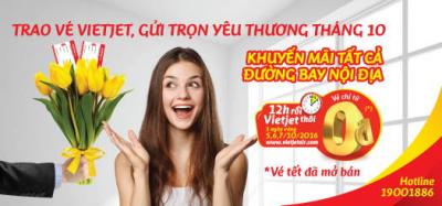 Vietjet lại tung ra hơn 1 triệu vé 0 đồng